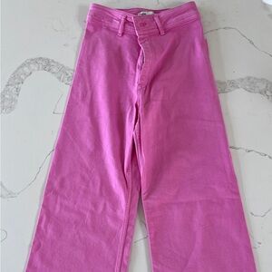 Zara Marine Jeans; size 4; pink